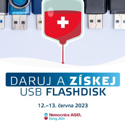 Přijďte darovat krev či plazmu a získejte USB Flashdisk
